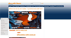 Desktop Screenshot of dive-with-nemo.at